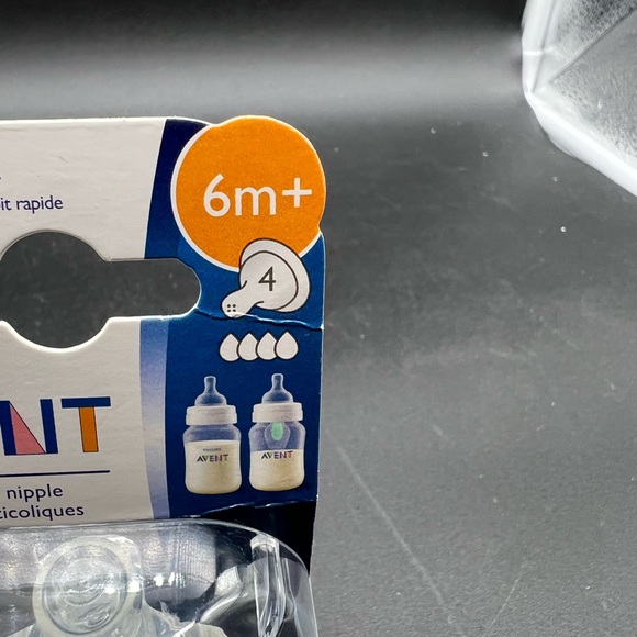 New 2 Pack of Philips Clear Avent Soothie Bottle Nipple Replacement 6m And Up - Picture 6 of 6